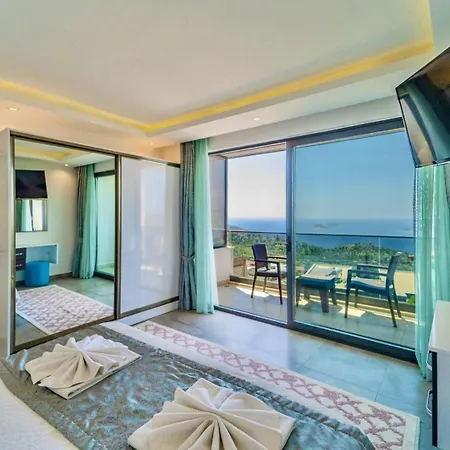 ヴィラ 4 Bedroom Sea View In Kalkan