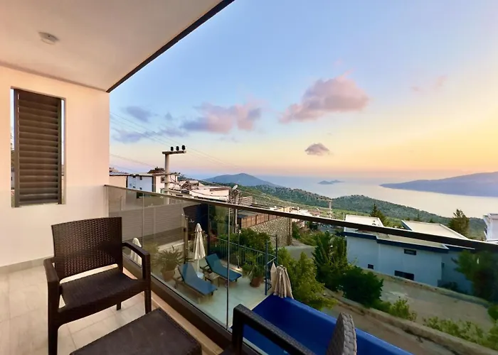 别墅 4 Bedroom Sea View In Kalkan