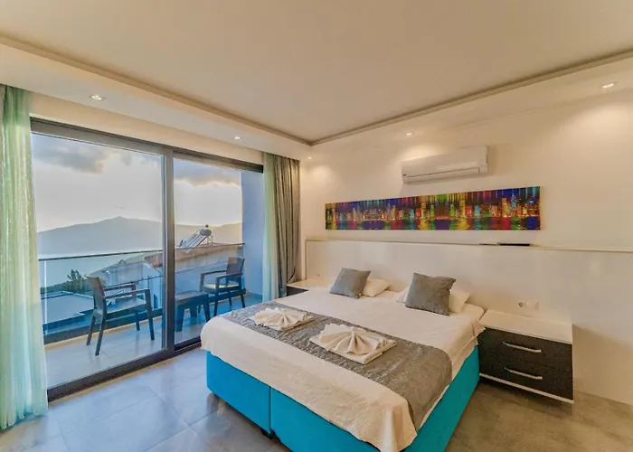 别墅 4 Bedroom Sea View In Kalkan 卡斯
